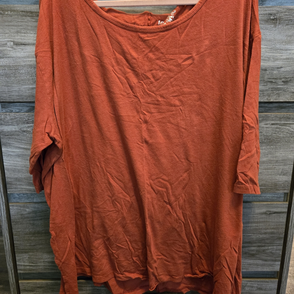 Terra & Sky Women's Rust Tunic Top